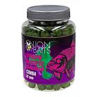 Lion Baits Пеллетс флюро дымящий "Слива" 10мм - 300гр (банка), Вкус: слива, фото 