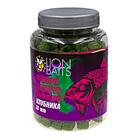 Lion Baits Пеллетс флюро дымящий "Клубника" 10мм - 300гр (банка), Вкус: клубника, фото 