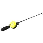 Зимний удильник Flagman FIFRN c подставкой средняя желтая, фото 