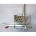 Отвод угловой для теплообменника Пингвин Плюс (50*1,5*200), фото 