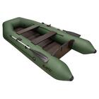 Надувная лодка ПВХ Барс 2900 Слань-книжка киль (зеленый), фото , изображение 3