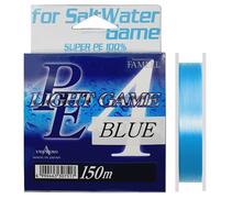 Плетеный шнур Yamatoyo PE Light Game Blue, #0.25, 150 м, голубой, фото 