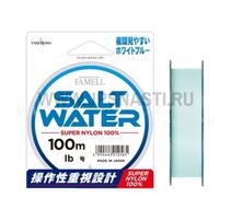 Монофильная леска Yamatoyo Famell Salt Water, #1.5, 100 м, White Blue, фото 