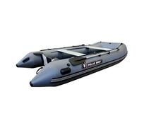 Надувная лодка Polar Bird 340M NEW Merlin Кречет (стеклокомпозит)серый белый, Цвет: серый/белый, фото 