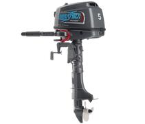 Лодочный мотор 4х-тактный Mikatsu MF5FHS + внешний топливный бак 12л, фото 