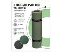 Коврик туристический ISOLON Tourist 8 1800х600х8 серый/хаки, фото 