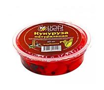 Lion baits Кукуруза натуральная в пластиковой банке (запайка) "Клубника" 60мл, фото 