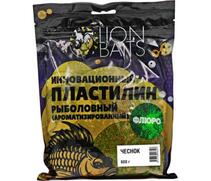 Пластилин "Флюро" инновационный ароматизированный "Чеснок" 600гр, фото 