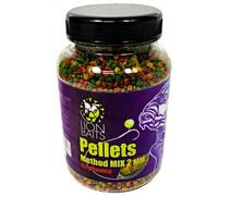 Пеллетс методный Method Mix pellets "Клубника" 2мм - 300гр (банка), Цвет: микс, Вкус: клубника, фото 