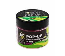 Lion Baits Бойлы плавающие Pop-Up Силиконовый "Краб" 14мм (15шт), Цвет: розовый, Вкус: краб, Диаметр (мм): 14, фото 