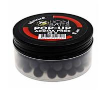 Lion Baits Бойлы плавающие Pop-Up "Aroma Free" (без аромы) черный 8 мм, Цвет: черный, Диаметр (мм): 8, фото 