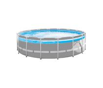 26722 Каркасный бассейн Intex Prism Frame Clearview 427*107 см, картриджный фильтр, аксессуары, фото 