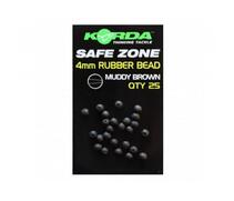 Бусина резиновая KORDA Rubber Bead Brown 4мм, Размер: 4 мм, фото 