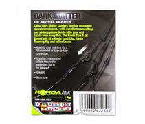 Готовый монтаж KORDA Dark Matter Leader QC Swivel 50см Weed 40lb, Цвет: Weed, Размер: 50 см, фото 