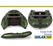 Лодка надувная моторная solar-310 к (оптима) Зеленый, фото 