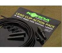 Набор безопасная клипса KORDA Lead Clip Action Pack Silt, Цвет: Silt, фото 