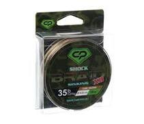 Шок-лидер CARP PRO Diamond Shock Braid PE X8 коричневый 35lb 50м 0,23мм, фото 