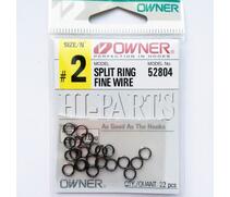 Кольцо заводное OWNER Split Ring Fine Wire №0 24шт, Размер: 0, фото 