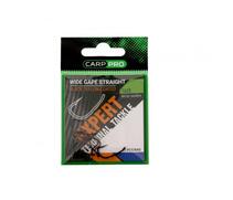 Крючки Карповые CARP PRO Wide Gape Straight BT Series № 4 Black Teflon, Размер: №4, фото 