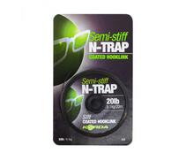 Поводковый материал KORDA N-Trap Semi-stiff 20lb Silt, фото 