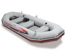 68376 Надувная лодка Intex Mariner 4, 4х-местн., 328 х 145 х 48 см, алюмин.весла, ручной насос, до 400 кг, фото 