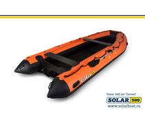 Лодка надувная моторная solar-500 JET тоннель (Оранжевый), фото 