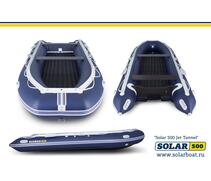 Лодка надувная моторная solar-500 JET тоннель (Синий), фото 