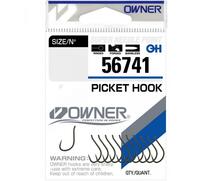 Крючок OWNER Picket Hook brown №14 12шт, Размер: №14, Количество: 12, фото 