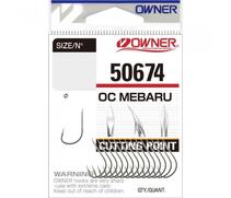 Крючок OWNER Cut Mebaru nickel №5 15шт, Размер: №5, Количество: 15 шт., фото 