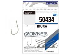 Крючок OWNER Ikura brown №12 18шт, Размер: №12, Количество: 18 шт., фото 