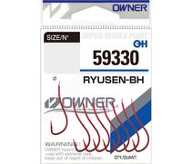 Крючок OWNER Ryusen BH red №7 10шт, Цвет: Red, Размер: №7, Количество: 10, фото 