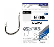 Крючок OWNER Iseama nickel №12 15шт, Размер: №12, Количество: 15, фото 