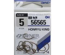 Крючок OWNER Honryu King dark brown №3 12шт, Размер: №3, Количество: 12 шт., фото 
