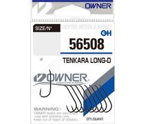 Крючок OWNER Tenkara Long-D №8 9шт, Размер: №8, Количество: 9, фото 