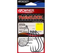 Крючок OWNER Twist Lock CPS BC №1/0 4шт, Размер: №1/0, Количество: 4, фото 