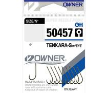 Крючок OWNER Tenkara Straight w/eye brown №10 10шт, Цвет: Brown, Размер: №10, Количество: 10, фото 