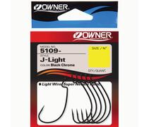 Крючок OWNER J - Light Worm Hook BC №4/0 5шт, Размер: №4/0, Количество: 5, фото 