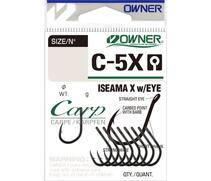 Крючок OWNER Carp Iseama X w/eye BC №8 11шт, Размер: №8, Количество: 11, фото 