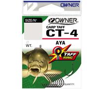 Крючок OWNER Carp Taff Aya teflon №8 9шт, Размер: №8, Количество: 9, фото 