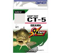 Крючок OWNER Carp Taff Iseama teflon №8 9шт, Размер: №8, Количество: 9, фото 