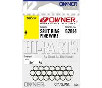 Кольцо заводное OWNER Split Ring Fine Wire №1 24шт, Номер: №1, фото 
