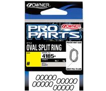 Кольцо заводное OWNER Oval Split Ring №4 20шт, Номер: №4, фото 