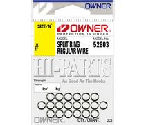 Кольцо заводное OWNER Sprit Ring Regular Wire №4 18шт, Номер: №4, фото 