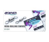 Вертлюг OWNER Hera Rolling Swivel №20 11шт, Размер: №20, фото 