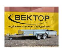 Прицеп лодочный одноосный  ЛАВ 81013A 5.0 (высокий борт) Вектор, фото 