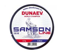 Леска Dunaev Samson 0.16мм 100м, Разрывная нагрузка: 2.5 кг, Диаметр лески: 0,16 мм, Размотка: 100 м, фото 
