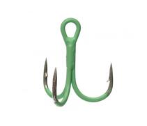 Тройник FLAGMAN Treble hook F36 Luminous Green №6 5шт, Номер: 6, фото 