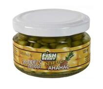 FishBerry Кукуруза насадочная Ананас - 120 мл, Вкус для группировки: Ананас, фото 