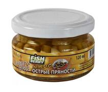 FishBerry Кукуруза насадочная Острые пряности - 120 мл, Вкус для группировки: Острые пряности, фото 