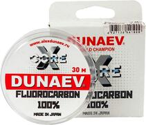 Леска Dunaev Fluorocarbon 0.260мм 30м, Разрывная нагрузка: 6 кг, Диаметр лески: 0.260 мм, Размотка: 30 м, фото 